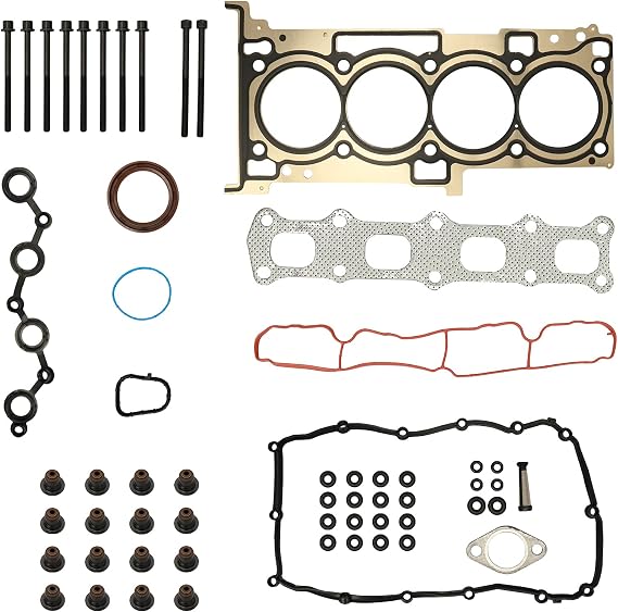 MLS Head Gasket Set Compatible with Chrysler 200 2011-2014, Sebring 2007-2017; Dodge Avenger SXT 2008-2014, Journey 2012-2019; Jeep Compass 2007-2015, Patriot 2009-2015 2.4L DOHC L4 16V HGS167