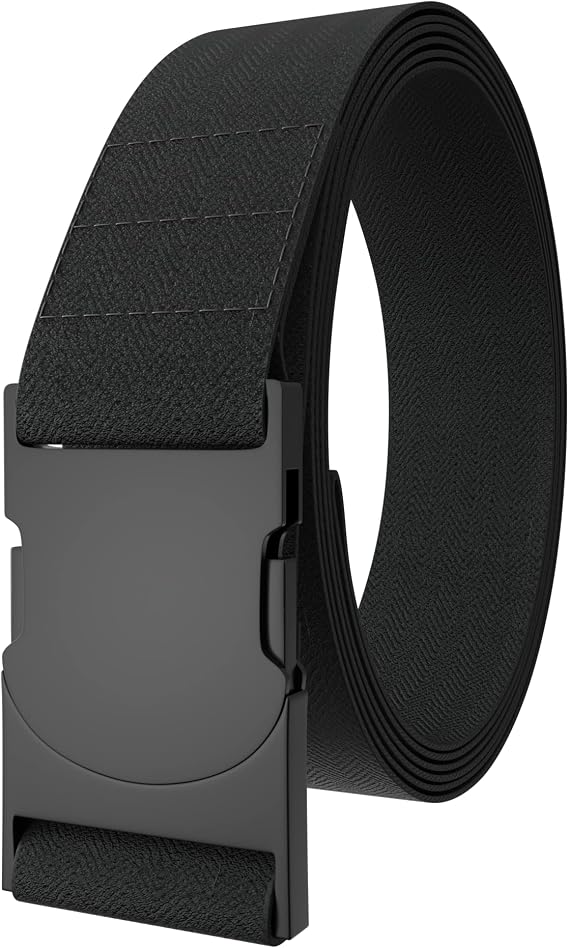 Stretch Belts | Elastic Nylon | Easy Adjustable Buckle | Comfort Fit