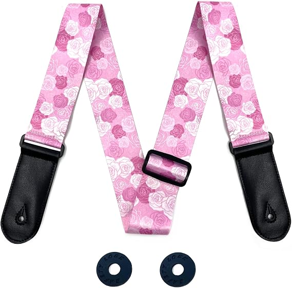 Guitar Strap Girls Pink