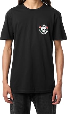 Vans Unisex Adult Skull Rosey Short-Sleeve T-Shirt | Graphic Tee, Regular Fit, Soft 100% Cotton Fabric, Durable Ribbed Collar