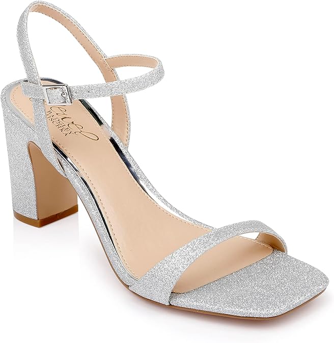 Jewel Badgley Mischka Rayla Block Heel Sandal