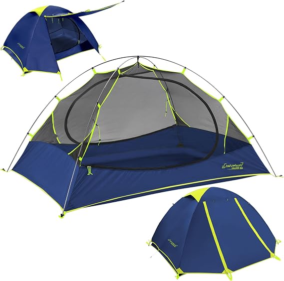 Clostnature 1/1.5/2/3/4/6 Person Lightweight Backpacking Tent, Camping Tent