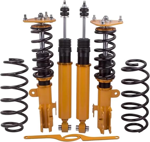 WTIXCRQ Car Shock Absorbers Compatible With Toyota For Corolla IM ZRE18 2017 2018 FWD Coilover Suspension For Spring Shocks Adjustable Damper Shock Absorber Auto Parts