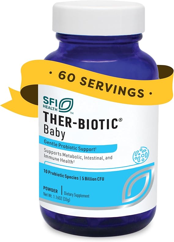 Klaire Labs SFI Health Ther-Biotic Baby Probiotic Powder, 1 oz