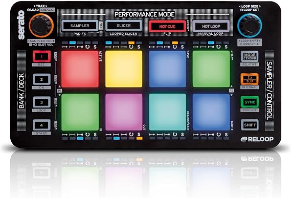Reloop AMS-NEON Neon USB Modular Pad Controller for Serato DJ