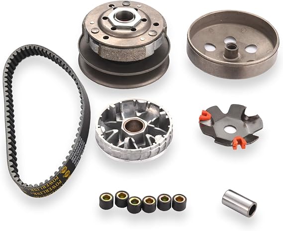 CLEO Gy6 50cc high performance clutch set,include clutch Assembly and Variator Assembly with 669 belt, fit for GY6 50cc Engine Scooter