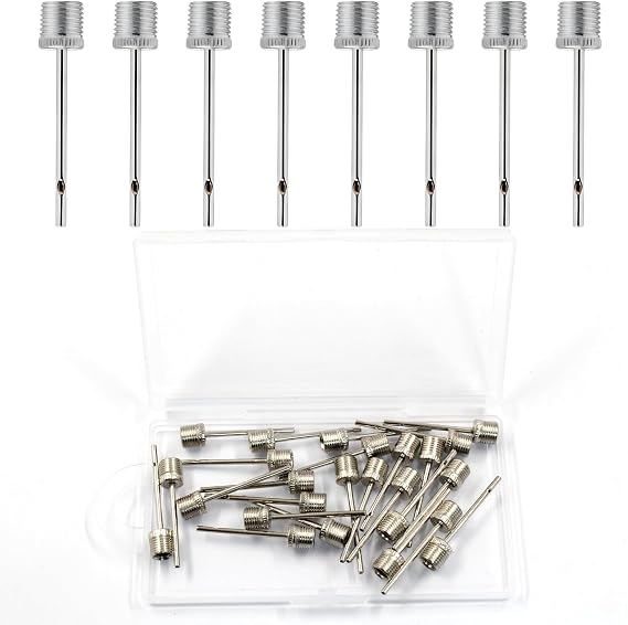Air Pump Needles Ball Inflator Pin, Hand Air Pump Needles Soccer Ball Pin, Basketball Pump Needles Bike Tire Inflator Pin for Balloon Volleyball Football