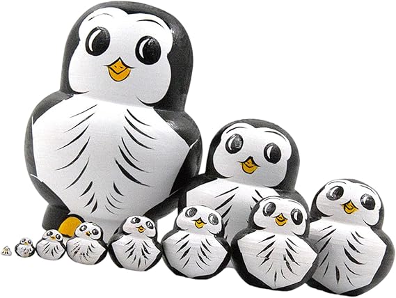 Russian Nesting Dolls 10 Pieces Hand Painted Toy Traditional Matryoshka Dolls Traditional Russian Stacking
