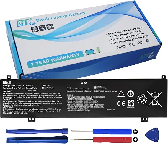 C41N2013 C41N2013-1 Battery Replacement for ASUS ROG Strix G15 G513 G513IM G513IR G513QM G513QR G513QY G513RM G513RW G17 G713 G713QM G713QR G713QY G713RM G713P G713PV G713PI