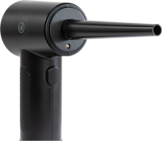 Digital Innovations CleanDr Electric Air Duster | 3-speed power, LED light, multi-nozzle kit, removes dust from PC keyboard electronics, ideal for computer cleaning use