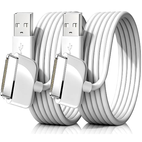 2 Pack 3.3ft/1m 30 Pin USB Charger Cable Cord
