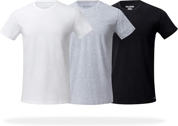 Pair of Thieves Men Super Soft Crew Neck | T-Shirt for Men | Breathable, Tagless Performance Cotton Blend | All-Day Wear