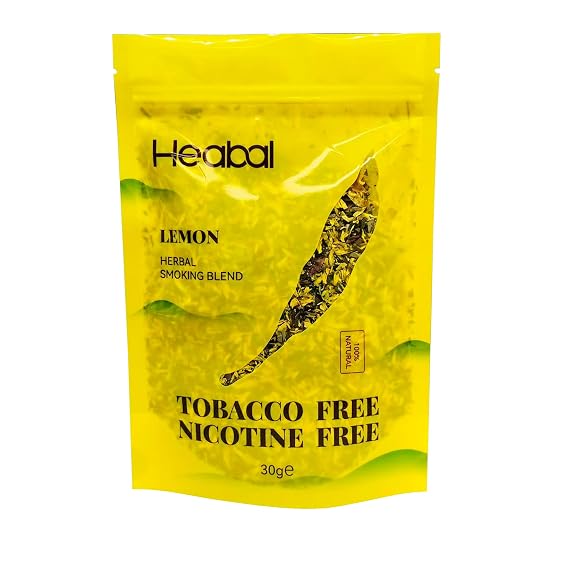 Herbal Smoking Blend - Tobacco and Nicotine Free - Lemon (1.06oz)