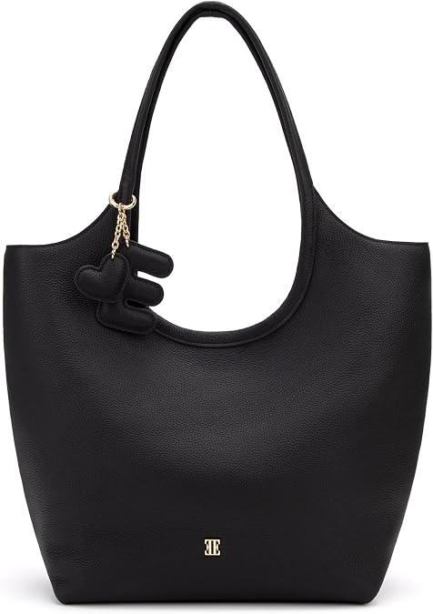 ELLE Women's Full-Grain Leather Large Tote
