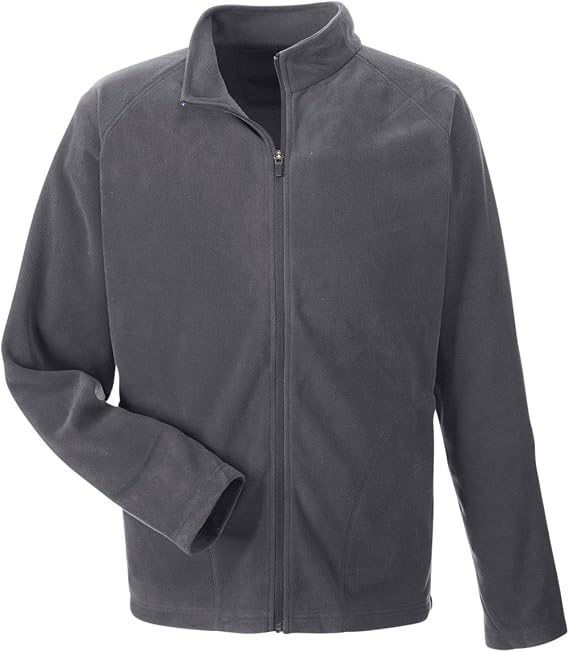Team 365 Men's Campus Microfleece Jacket, Sport Graphite, -Large