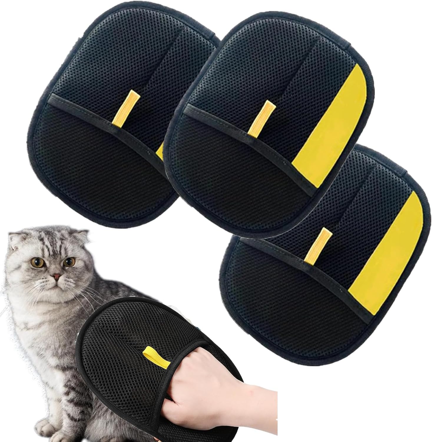 Pawbeam - pet Fur Remover, Pawbeam Pet Hair Remover Electrostatic Gloves, Pet Hair Remnoval Gloves Two Way Brush to Collect Cat and Dog Hair, Essential for Pet Care3