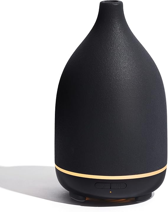 InnoGear 150ml Ceramic Essential Oil Diffuser, Diffusers for Home, Black