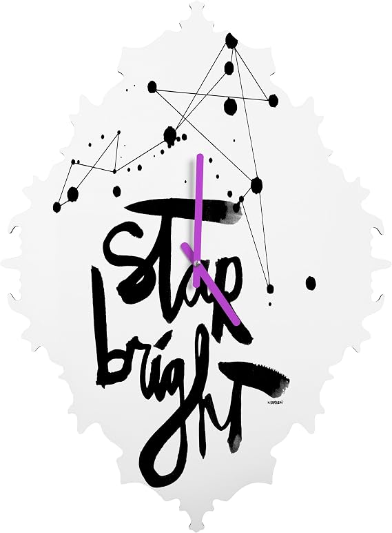 Deny Designs Kal Barteski スターブライト バロック時計 Sサイズ