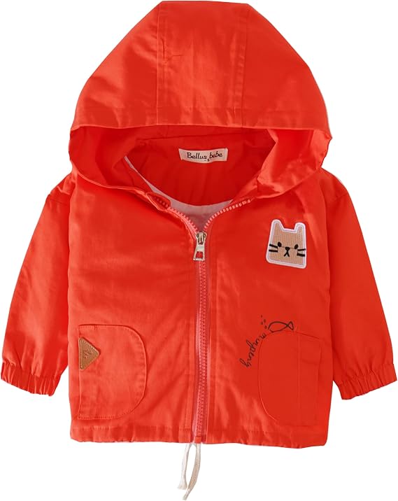 Baby Girls Baby Boys Unisex Baby Zip Up Hoodie Jacket Windbreaker Outerwear