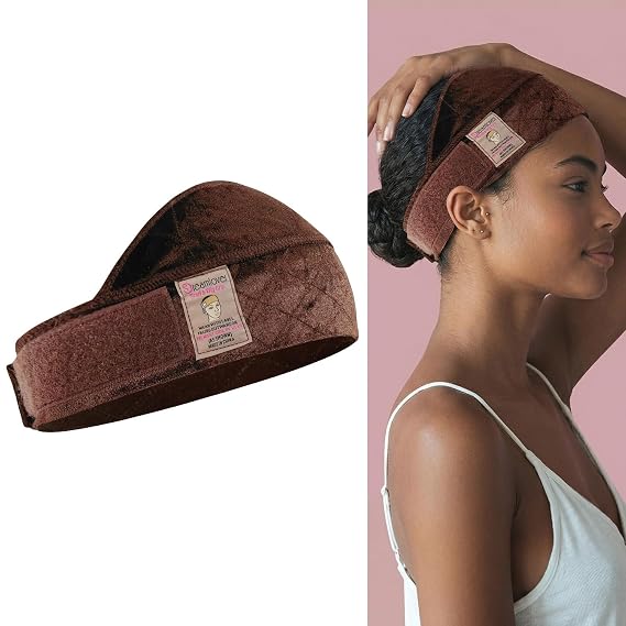 Dreamlover Wig Grip Band for Half Wig, Enhanced Grip Headband, Dark Brown