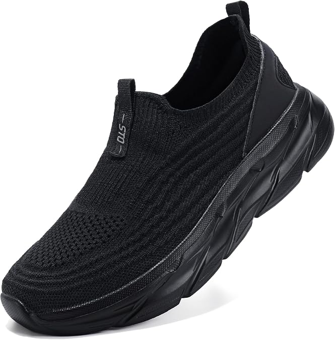 STQ Slip on Sneakers Women Walking Shoes Tennis Wide Toe Box Cushioned | Breathable, Comfortable, Lightweight, Memory Foam, Platform Sneaker for Indoor, Outdoor, Athletic, Gym, Workout, Sports