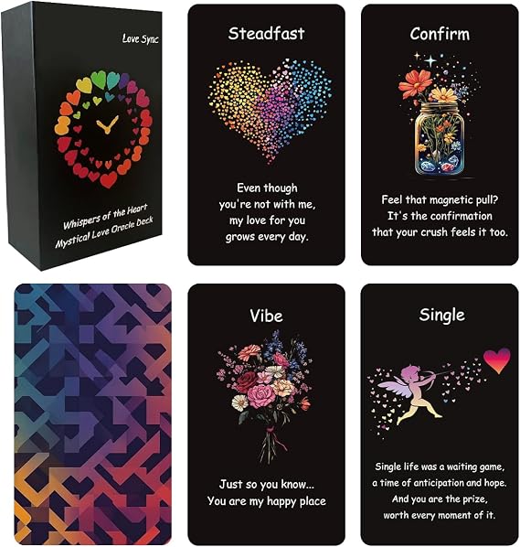 Enhance Love Connections with Love Oracle Cards: 60-Card Deck for Relationships, Singles & Beginners. Gain Clarity, Break Barriers, Seek Twin Flame & Soulmate Guidance.