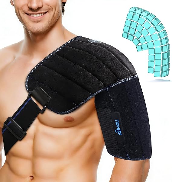 NEWGO Shoulder Ice Pack 2-Hour Cold Therapy for Rotator Cuff & Surgery