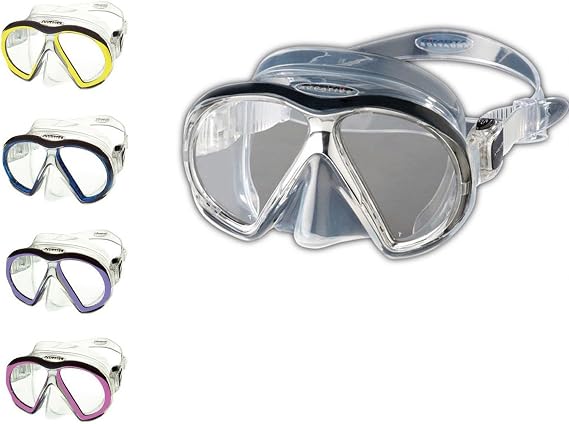 Atomic Aquatics SubFrame Scuba Diving Mask wtih Ultra Clear Lenses