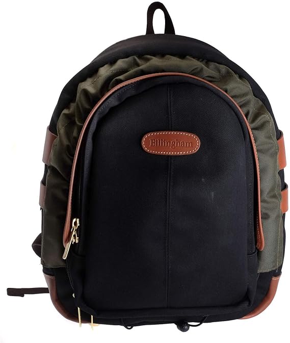 Billingham 25 Rucksack for Cameras (Black Canvas / Tan Leather)
