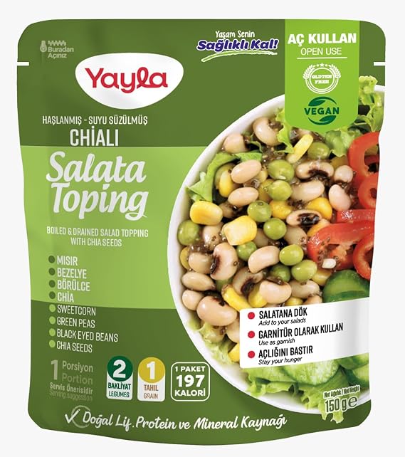 Yayla Chialı Salata Toping 150 Gram Tekli Paket