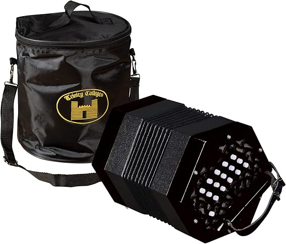 Trinity College AP-1130 Anglo-Style Concertina 30-Button - Black