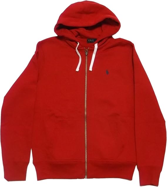 Polo Ralph Lauren ポロ ラルフローレン スウェットパーカ ジップアップ レッド 545 L 並行輸入品