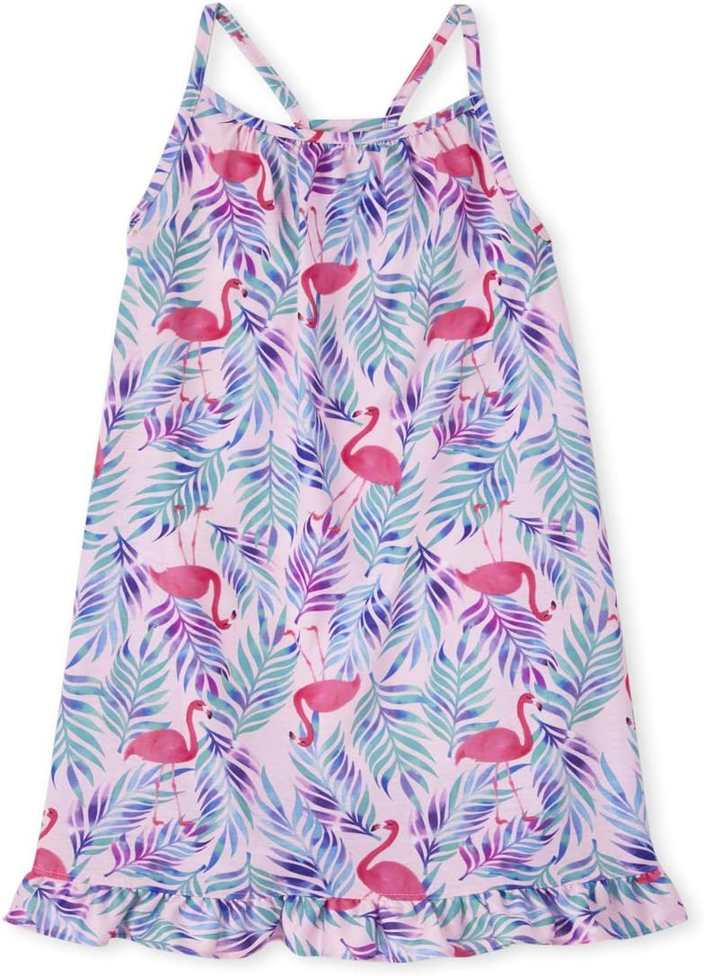 The Childrens Place Girls Flamingo Nightgown