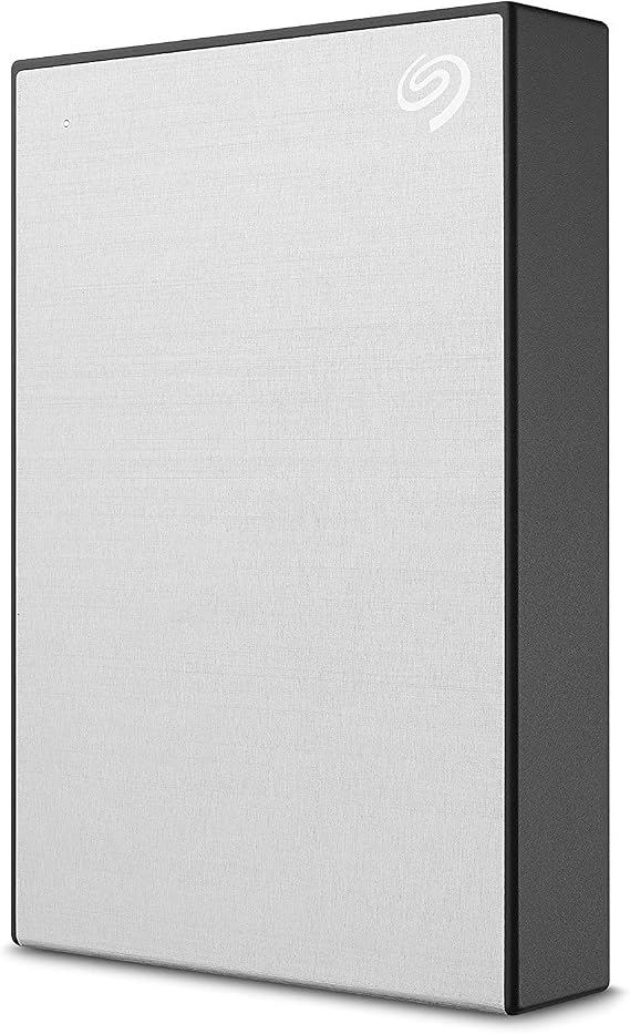 Seagate Backup Plus 5TB External Hard Drive Portable HDD Silver USB 3.0 For PC Laptop And Mac, 1 year MylioCreate, 2 Months Adobe CC Photography, 2-Year Rescue Service (STHP5000401)