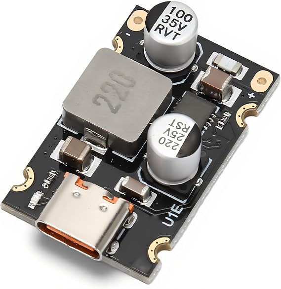 PD65W Fast Charging Module, 5V3A 9V3A 12V3A 20V3.25A to USB C PD3.1 QC3.0 Charging Circuit Board for Phone Fast Charging