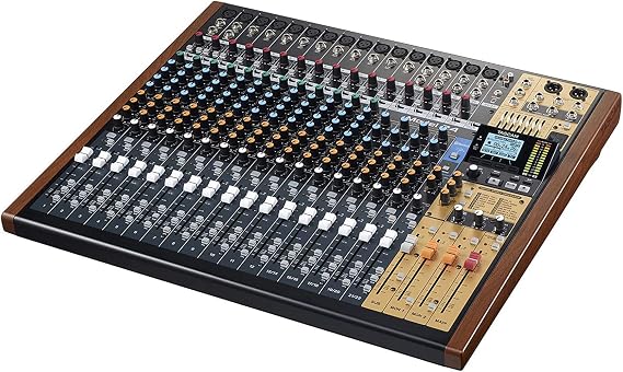 Tascam Model 24 24-track Multi-Track, Live Mixer and Recording Studio, Analog Mixer, Digital Recorder, USB Audio Interface