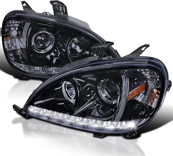 SPEC-D TUNING LED Black Smoke Projector Headlights