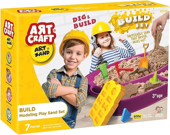 Artsand İnşaat Kum Set 600 Gr.Oyun Hamuru