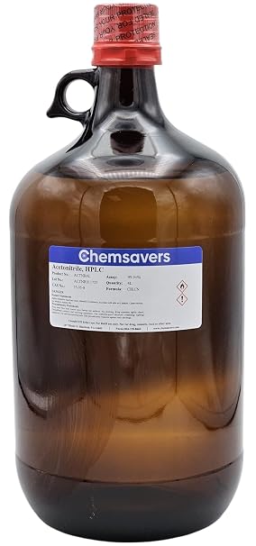 Acetonitrile, HPLC, 99.9+%, 4L