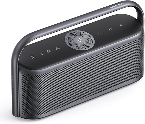 Anker Soundcore Motion X600 Bluetooth Hoparlör, 50W Uzamsal Ses, IPX7 Su Geçirmez, 12 Saat Çalma Süresi, Profesyonel Ekolayzır, Taşıma Kolu, AUX Girişi, Siyah - A3130