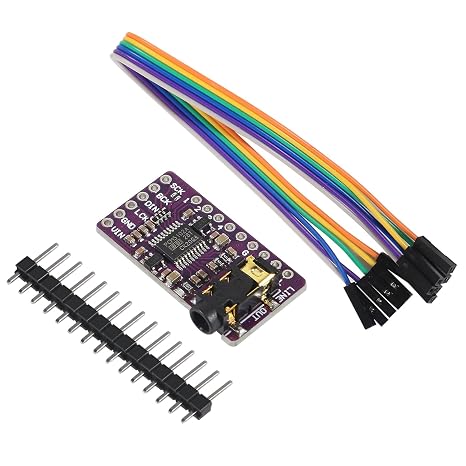 1Pcs PCM5102 Interface I2S Stereo PCM5102A Digital Audio DAC Decoder Module GY-PCM5102 Voice Module Player Board Digital-to-Analog Converter IIS I2S Format Player Module for Arduino Raspberry Pi
