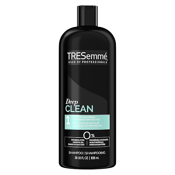 TRESemme Cleansing Shampoo for Daily Use, Clean & Replenish Vitamin C and Green Tea Clarifying Shampoo Formula, 28 oz