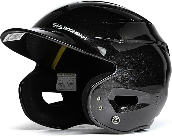 Boombah DEFCON Baseball/Softball Helmet Sleek Profile Metallic Gloss Solid - Multiple Color Options - 2 Sizes