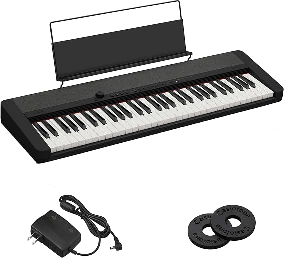 Casio Casiotone CT-S1BK Electronic Keyboard, 61 Keys