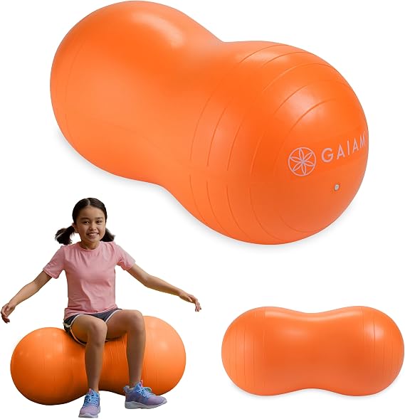 Active Seat Peanut Shaped Bounce Desk Chair, Exercise Yoga Balance Sitting Ball, Flexible Seating, Wiggle Seat for Boys and Girls