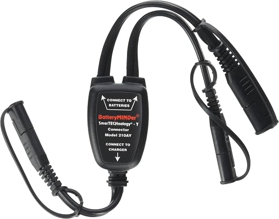 BatteryMINDer 210-AY SmarTECHnology Multiple Battery Charger Connector to Be Used Chargers