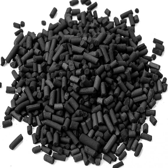 3-4 MM Cylindrical Activated Carbon Filter Material Coconate Based Liquids For Aquarium And Carbon Filters (! Kg)