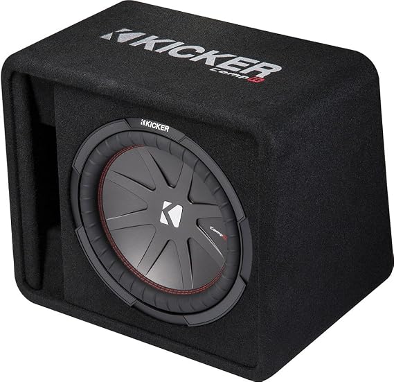 Kicker CompR12 12-inch (30cm) Subwoofer in Vented Enclosure, 2-Ohm, 500W