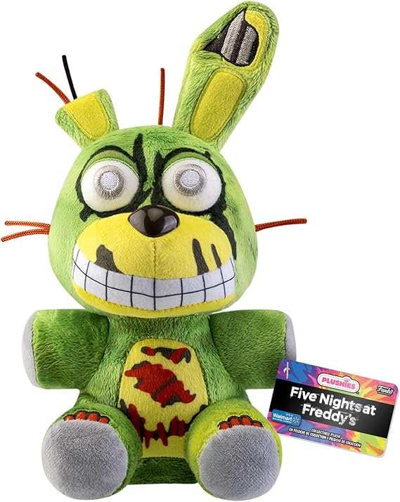 Funko Plush: Five Nights at Freddy's (FNAF) Tiedye - Springtrap - Collectable Soft Toy - Birthday Gift Idea - Official Merchandise - Stuffed and Girlfriends
