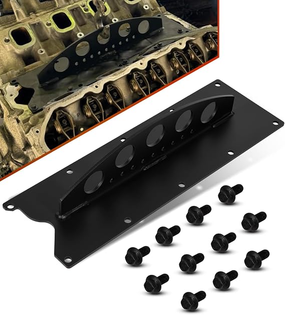 Bonbo for LS Engine Lift Plate - Heavy Duty Engine Hoist Picker Crane Lift Plate Compatible with Chevy LS Series LSX LS LS1 LS2 LS3 LQ4 6.0 6.2 5.3 4.8 Gen 3 Gen IV Engines